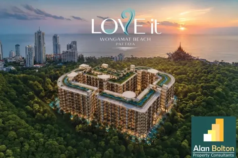 Condo à Pattaya, Thaïlande, 1 chambre  № 210985