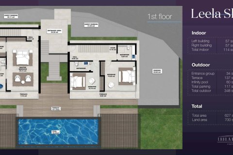 Villa in Koh Pha Ngan, Thailand 4 Schlafzimmer № 166171 - Foto 17