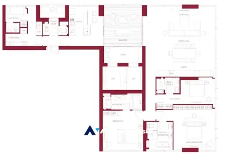 Penthouse in Watthana, Bangkok, Thailand 3 Schlafzimmer № 217097 - Foto 10