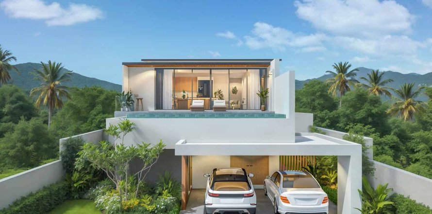 Villa à Ko Samui, Thaïlande 3 chambres № 166298