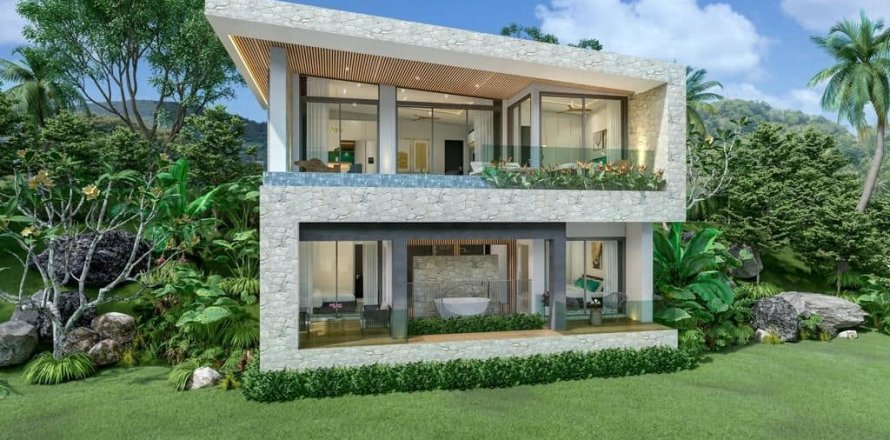 Villa à Ko Samui, Thaïlande 3 chambres № 166297