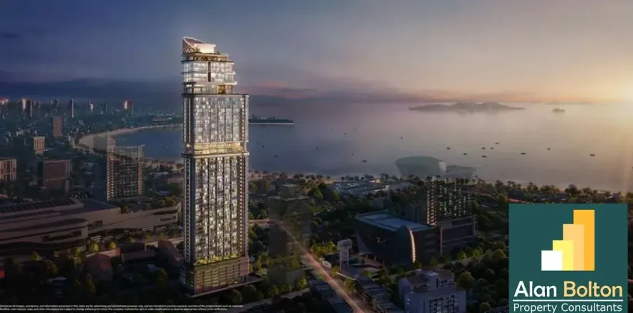 Condominio de 1 dormitorio en Pattaya, Tailandia № 211037