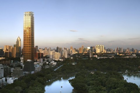 Condo à Pathum Wan, Bangkok, Thaïlande, 3 chambres  № 170331 - photo 4