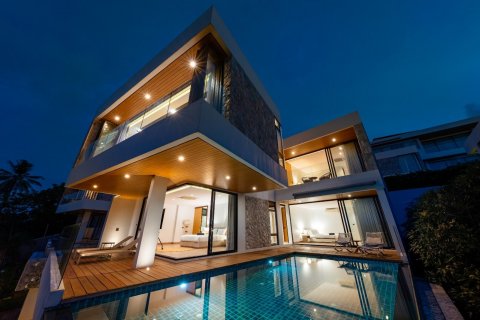 Вилла в Самуи, Таиланд с 4 спальнями  № 136882 - фото 14