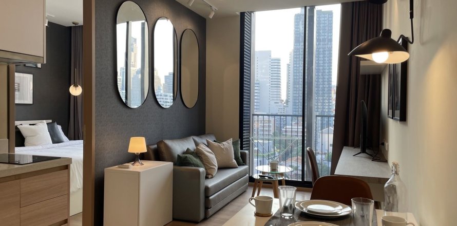 Студия в кондо в Ваттхане, Бангкок, Таиланд № 138045