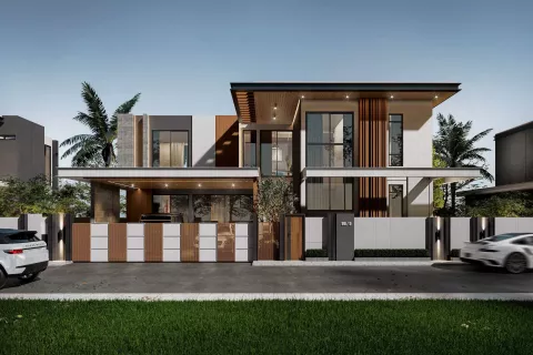 Дом в Паттайе, Таиланд с 5 спальнями  № 145675 - фото 1