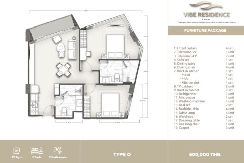 Condo in Karon, Thailand, 2 bedrooms № 169755 - photo 23