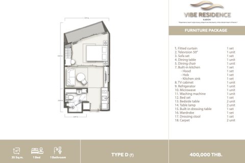 Condo in Karon, Thailand, 1 bedroom  № 169754 - photo 18