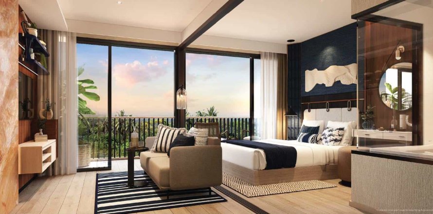 Condo à Bang Tao, Thaïlande, 1 chambre № 166229