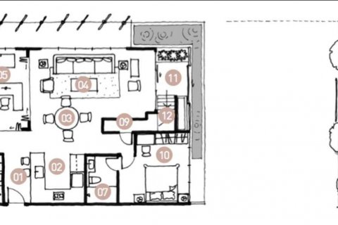 Кондоминиум с 2 спальнями в Ваттхане, Бангкок, Таиланд № 133923 - фото 8