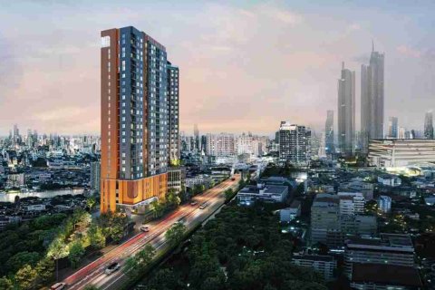Condo à Thonburi, Bangkok, Thaïlande, 2 chambres № 183844 - photo 1