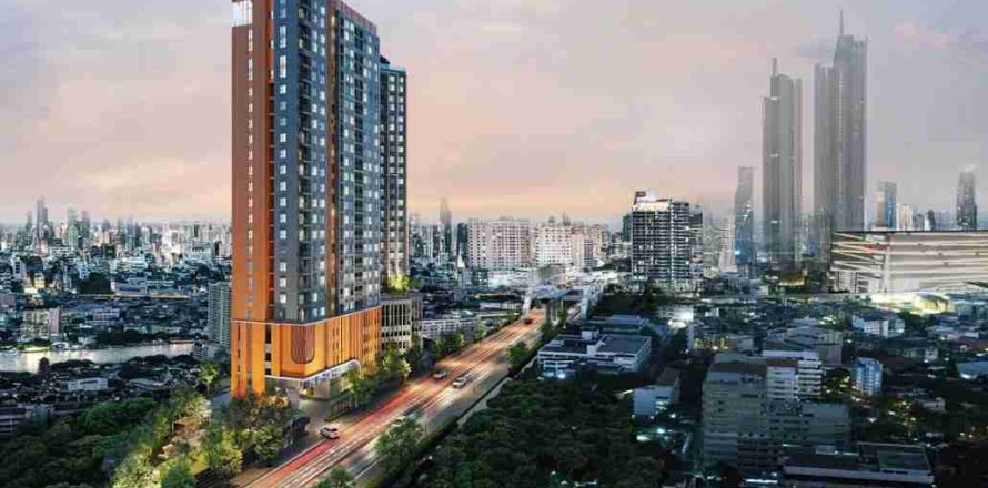 Condo à Thonburi, Bangkok, Thaïlande, 2 chambres № 183844