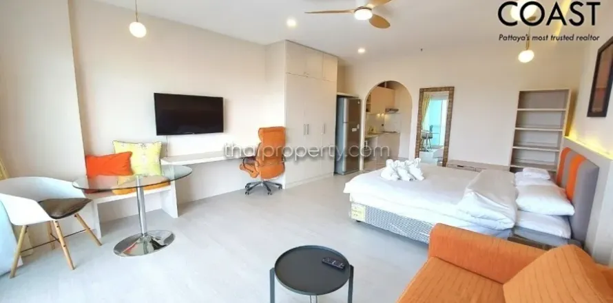 Estudio en el condominio en Jomtien Beach, Pattaya, Tailandia № 212544