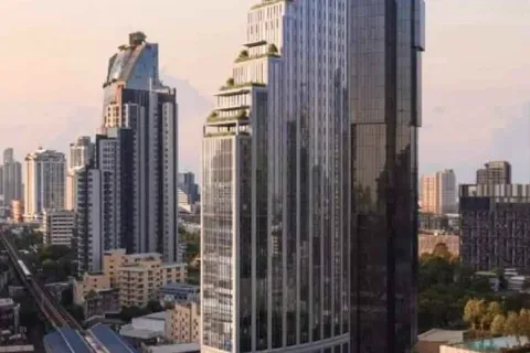Ático de 4 dormitorios en Khlong Toei, Bangkok, Tailandia № 219173