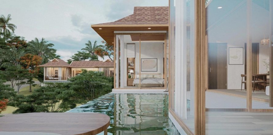 Пентхаус в Самуи, Таиланд с 3 комнатами № 150727