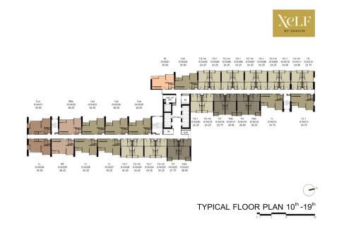 Кондоминиум с 1 спальней в Бангкоке, Таиланд № 170118 - фото 17