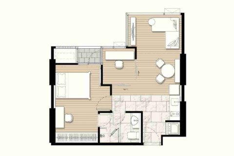 Condo in Bangkok, Thailand, 1 bedroom № 183331 - photo 5