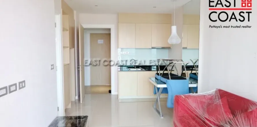 Condominio de 1 dormitorio en Jomtien Beach, Pattaya, Tailandia № 213214