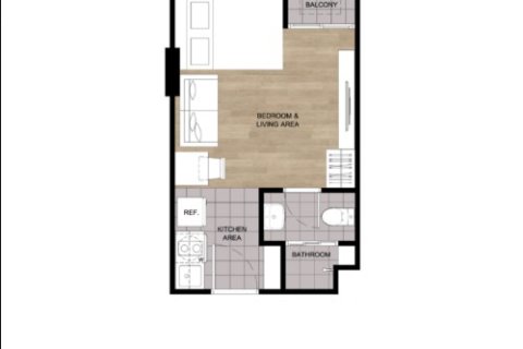 คอนโดมิเนียมในพัทยา, ประเทศไทย, 1 ห้องนอน № 233685 - รูปถ่าย 7