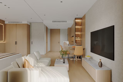 Квартира в Паттайе, Таиланд с 2 комнатами  № 159820 - фото 21