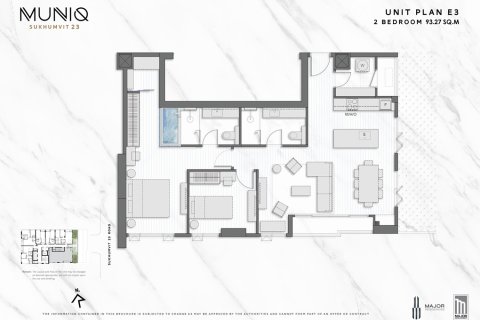 Condo à Bangkok, Thaïlande, 2 chambres  № 165721 - photo 29