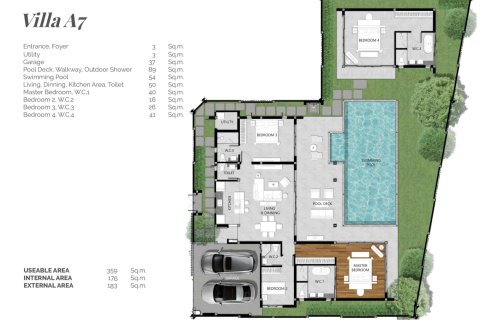 Villa à Phuket, Thaïlande 4 chambres № 165726 - photo 9