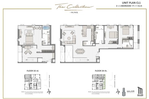 Condo à Bangkok, Thaïlande, 1 chambre  № 165720 - photo 26