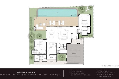 Вилла в Банг Тао, Таиланд с 5 спальнями  № 165387 - фото 12