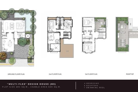 Condo à Bang Tao, Thaïlande, 4 chambres  № 165384 - photo 12