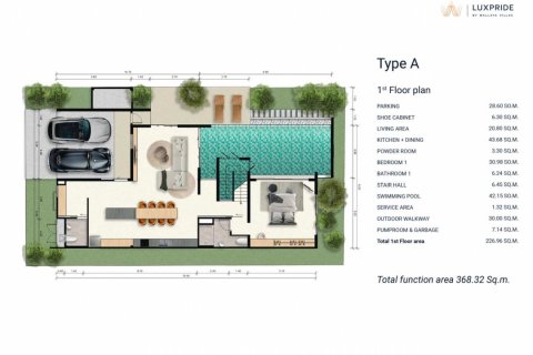 Villa in Phuket, Thailand 3 bedrooms № 179784 - photo 6