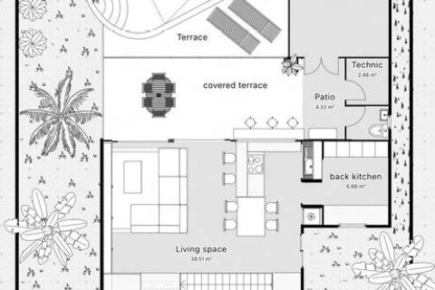 Вилла в Пангане, Таиланд с 2 спальнями № 170256 - фото 22