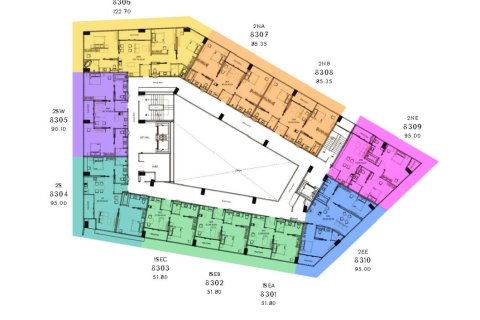 Condo on Layan Beach, Thailand, 3 bedrooms  № 170138 - photo 22