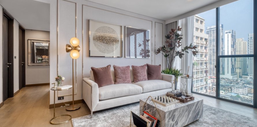 Дуплекс в Клонг Тоэй, Бангкок, Таиланд с 2 спальнями  № 139774