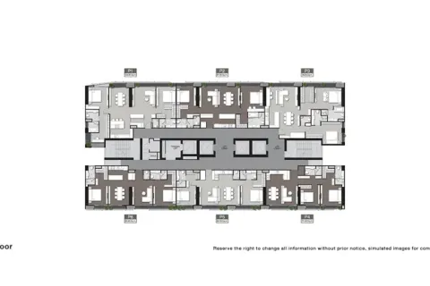 Кондоминиум с 2 спальнями в Ваттхане, Бангкок, Таиланд № 214342 - фото 27