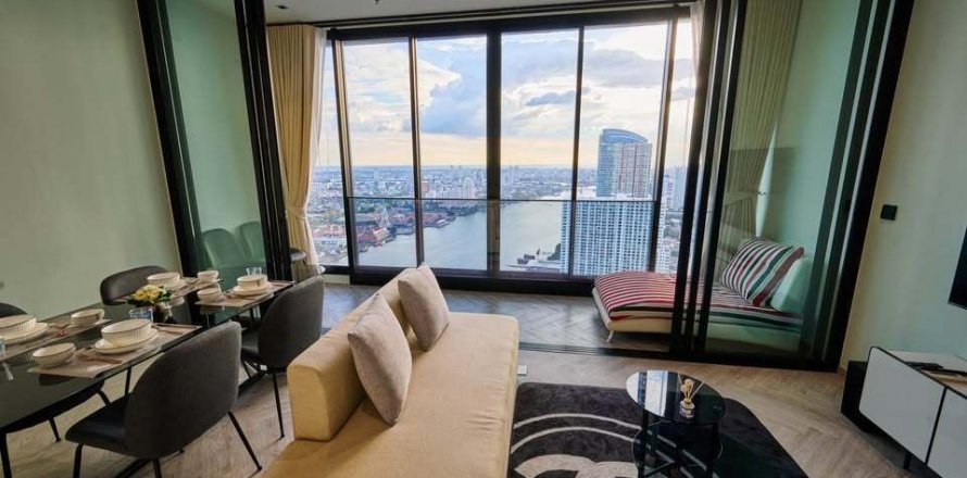 Кондоминиум с 2 спальнями в Кхлонг Сане, Бангкок, Таиланд № 136005