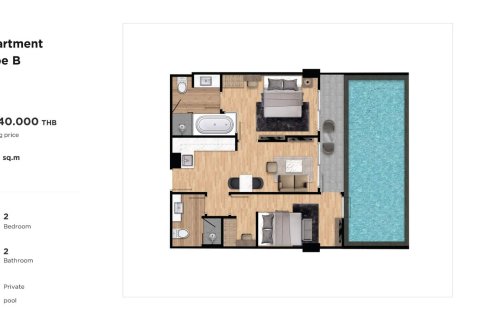 Condo in Kata, Thailand, 2 bedrooms  № 165809 - photo 19