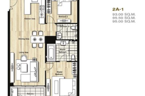 Condo in Mai Khao, Thailand, 2 bedrooms  № 147961 - photo 12