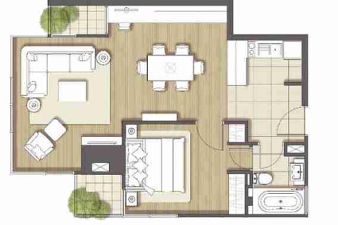 Condo in Thonburi, Bangkok, Thailand, 1 bedroom № 183099 - photo 10