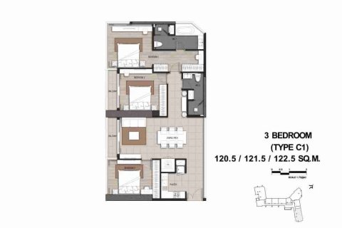 Condo à Thonburi, Bangkok, Thaïlande, 3 chambres № 183097 - photo 23