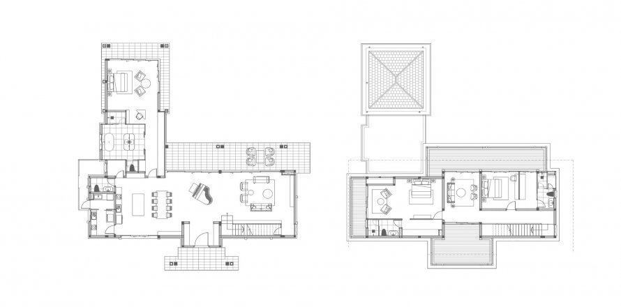 Планировка Дома «3BR-42» 3 спальни в ЖК The Lake Park Hua Hin
