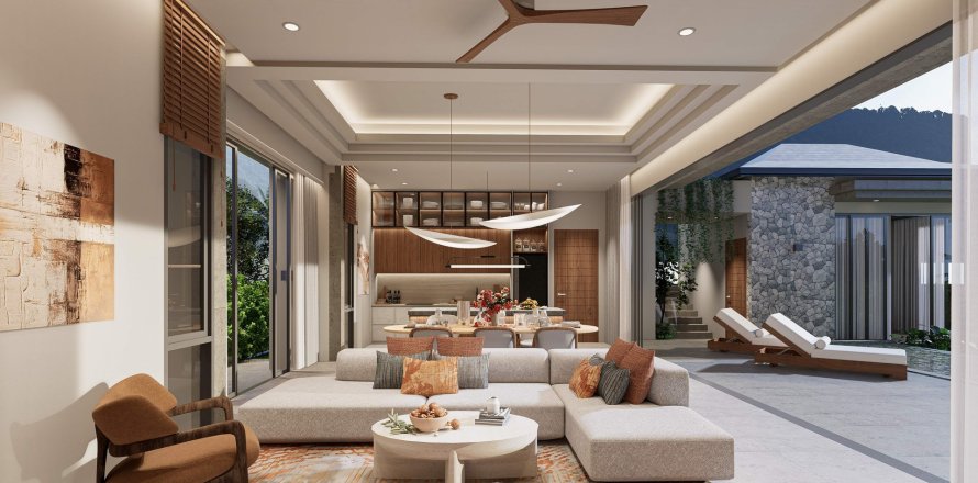 Вилла в Naga Kiri Villas, Самуй, Таиланд с 4 комнатами  № 161485