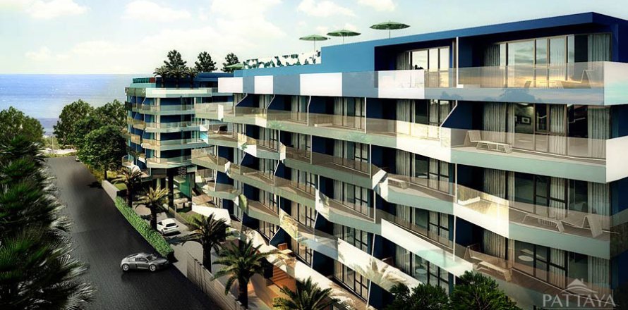 Studio in the Condo on Jomtien Beach, Pattaya, Thailand № 204455