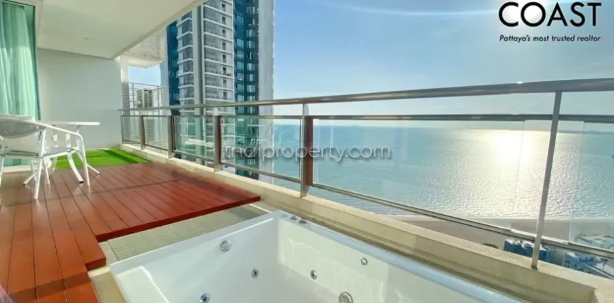 Condominio de 2 dormitorios en Jomtien Beach, Pattaya, Tailandia № 212744