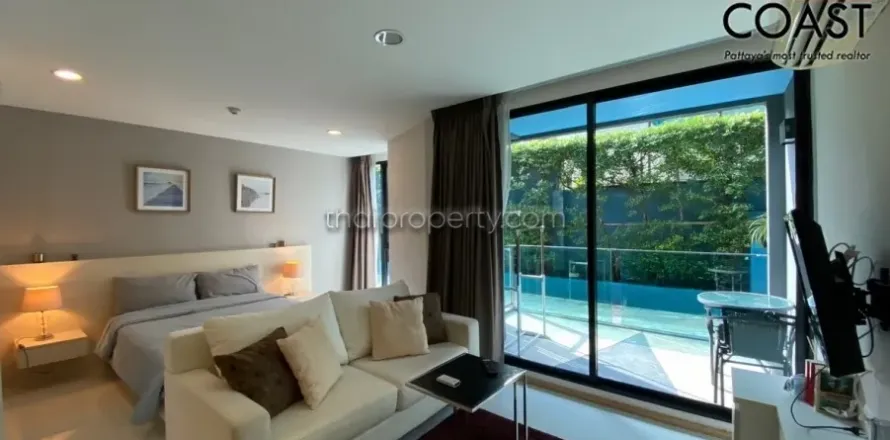 Estudio en el condominio en Jomtien Beach, Pattaya, Tailandia № 212739
