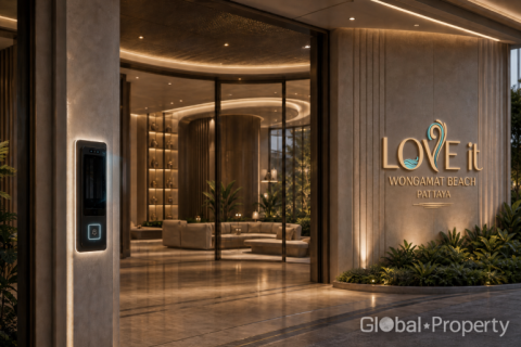 Condo à Pattaya, Thaïlande, 1 chambre № 205444 - photo 5