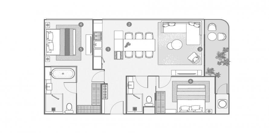 ЖК Peylaa Phuket Bang Tao в Банг Тао, Таиланд № 134183 - фото 1