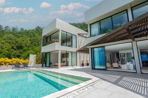 Вилла в Самуи, Таиланд с 3 спальнями  № 172049 - фото 23