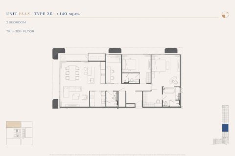 คอนโดมิเนียมในกรุงเทพฯ, ประเทศไทย, 2 ห้องนอน № 233962 - รูปถ่าย 25