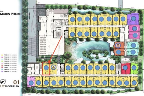 Студия в кондо в Кату, Таиланд № 151469 - фото 15