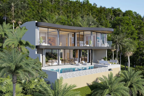 Вилла в Самуи, Таиланд с 3 спальнями  № 163560